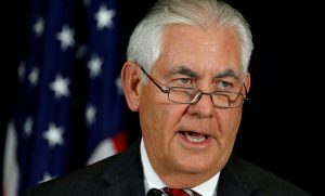 File photo of Secretary of State Rex Tillerson by Kevin Lamarque/Reuters