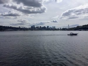 The skyline of Seattle as seen from Gas Works Park on Lake Union. Photo by Lorna Baldwin