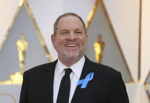 Harvey Weinstein appears at the 89th Academy Awards in Hollywood, California, on Feb. 26. File photo by Mike Blake/Reuters