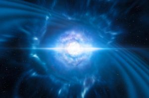Neutron star collision offers new source of gravitational waves