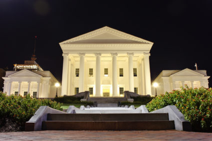 The Virginia State Capitol appears in Richmond, Virginia. Photo by Flickr user Will Fisher