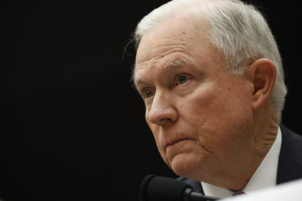 Attorney General Jeff Sessions testifies before a House Judiciary Committee hearing on oversight of the Justice Department on Capitol Hill in Washington, D.C. Photo by Aaron P. Bernstein/Reuters