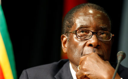 FILE PHOTO - Zimbabwe's President Robert Mugabe listens at the opening of the summit of the Southern African Development Community (SADC) in Johannesburg, South Africa August 16, 2008. Photo by Mike Hutchings/Reuters