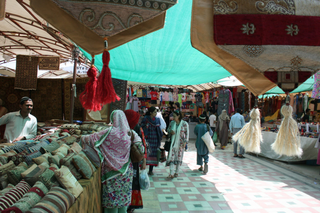 Pakistan's main exports include textiles and apparel. Photo by Larisa Epatko
