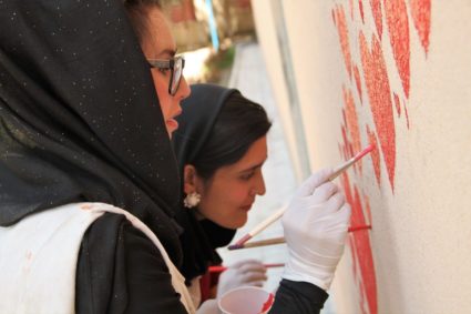 The goal of ArtLords is to get people talking about corruption, harassment and other social issues. Photo courtesy of ArtLords