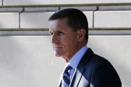 A sentencing memorandum filed earlier this week by Flynn's lawyers said the FBI did not warn Flynn that it illegal to lie. Photo by Jonathan Ernst/Reuters