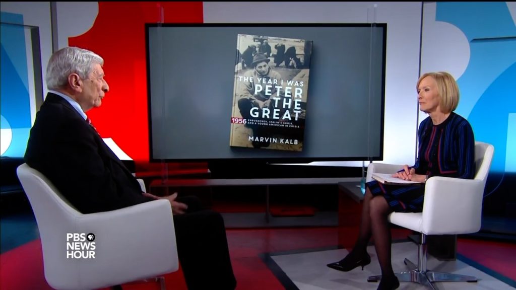 American journalist Marvin Kalb writes memoir of a year that changed ...