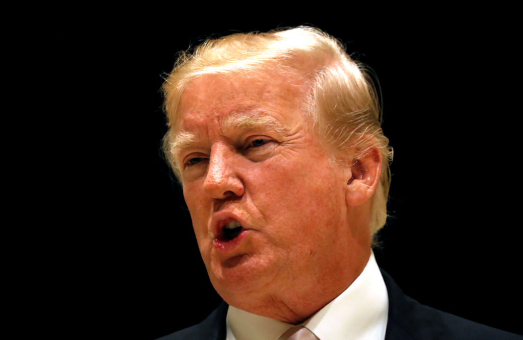 File photo of President Donald Trump by Kevin Lamarque/Reuters