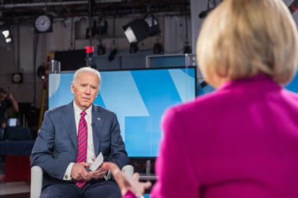 In an interview with the PBS NewsHour's Judy Woodruff, former Vice President Joe Biden discussed the #MeToo movement, saying that he regretted his inability to protect Anita Hill during the Clarence Thomas hearings in 1991. Photo by Frank Carlson