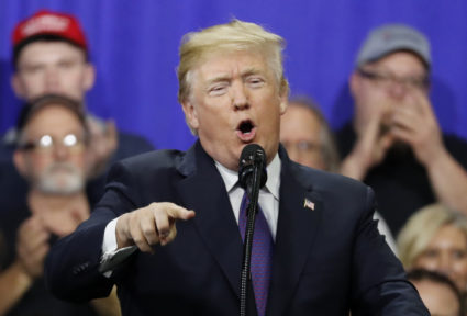 WATCH: Trump in Ohio praises tax cuts for growing economy