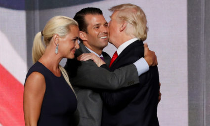 Donald Trump Jr.’s wife hospitalized after she opened an envelope with