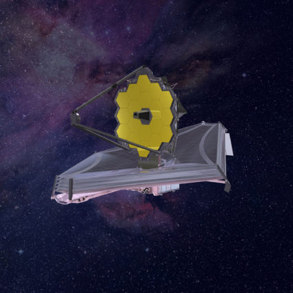 Artistic impression of the James Webb Space Telescope. Image by Northrop Grumman