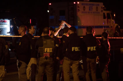 Police maintain a cordon near the site of an incident reported as an explosion in southwest Austin, Texas. Photo by Tamir Kalifa/Reuters