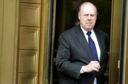 Lawyer John Dowd exits Manhattan Federal Court in New York, U.S. on May 11, 2011. Photo by Brendan McDermid/Reuters
