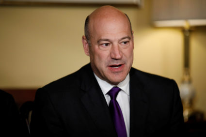 Director of the National Economic Council Gary Cohn speaks during an event to introduce the Republican tax reform plan at the U.S. Capitol in Washington, U.S., November 9, 2017. REUTERS/Aaron P. Bernstein - RC1D71407A80