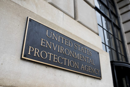 The entrance to the Environmental Protection Agency in Washington, D.C. Photo By Bill Clark/CQ Roll Call