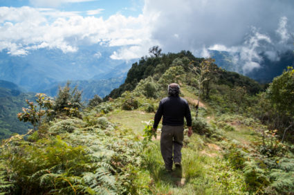 Curandero Placido Arturo, who has practiced for 40 years, uses herbs and spiritual blessings at mountaintop altars to treat everything, from toothaches to infertility. Photo by Ben Herrera