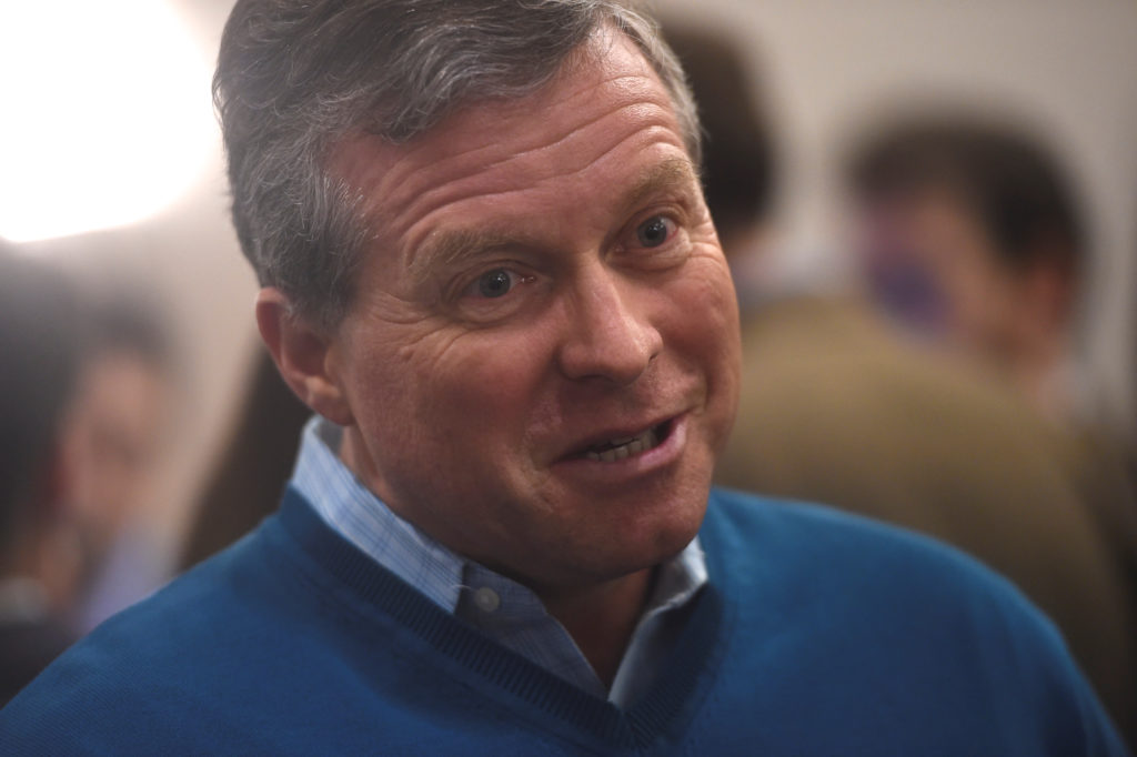 U.S. Representative Charlie Dent is interviewed during the 2017 "Congress of Tomorrow" Joint Republican Issues Conference ...