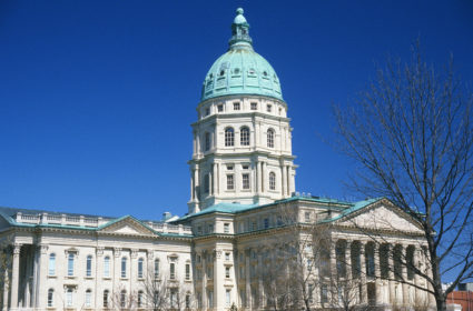 State Capitol of Kansas, Topeka. Photo by Visions of America/UIG via Getty Images