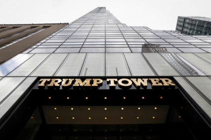 Trump Tower on 5th Avenue is seen in New York City, U.S., April 10, 2018. Photo by Brendan McDermid/Reuters