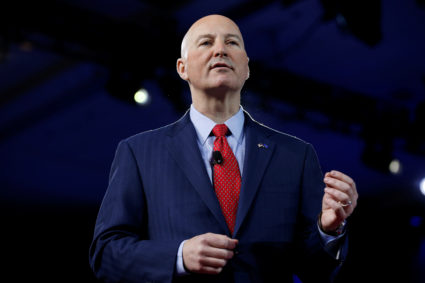 Republican Governor of Nebraska Pete Ricketts speaks at the Conservative Political Action Conference (CPAC) in Oxon Hill, Maryland, U.S. February 24, 2017. REUTERS/Joshua Roberts - RC14C72EDCE0