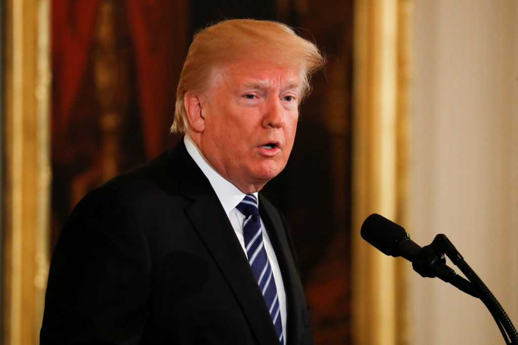President Donald Trump delivers remarks during the Prison Reform Summit at the White House in Washington, D.C. Photo by Jo...
