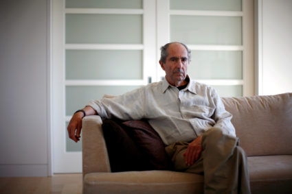 Author Philip Roth poses in New York for a photo in 2010. Photo by Eric Thayer/Reuters
