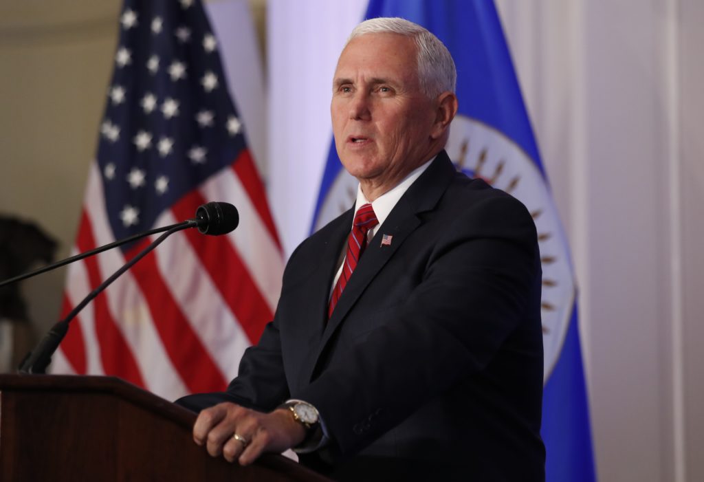 File photo of Vice President Mike Pence by Kevin Lamarque/Reuters
