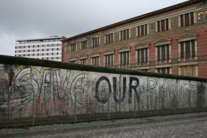A portion of the Berlin Wall remains after the rest was torn down in November 1989. Photo by Larisa Epatko/PBS NewsHour