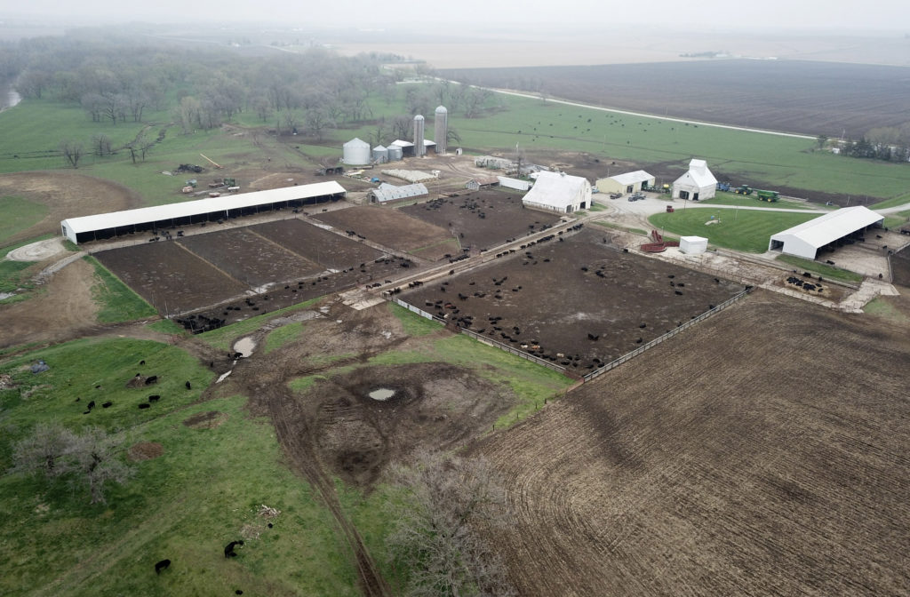 A photo of a farm in Iowa. Photo by Xinhua/Wang Ying via Getty Images