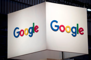 The logo of Google is pictured during the Viva Tech start-up and technology summit in Paris, France. Photo by Charles Platiau/Reuters