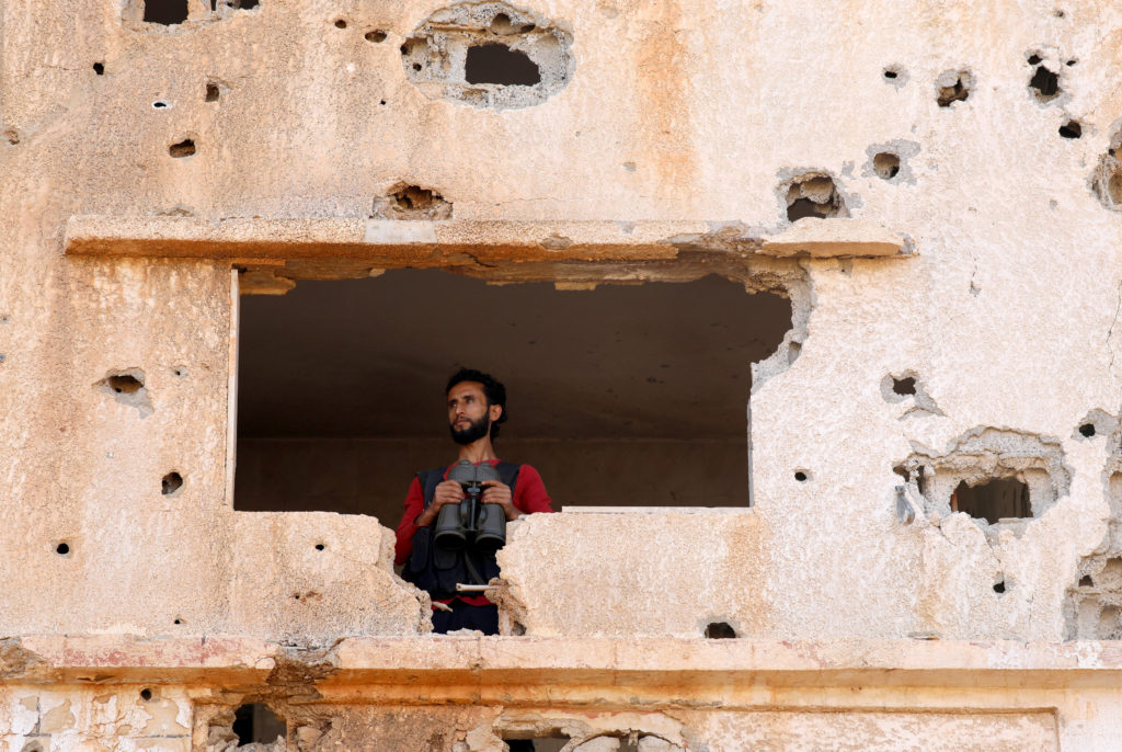 A fighter from the Free Syrian Army is seen in Yadouda area in Daraa, Syria May 29, 2018.REUTERS/ Alaa al Faqir