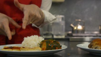 Stuffed Cucumber Kimchi (Oi-Soh-Bahgi). Credit: Mahlia Posey