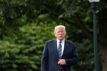 File photo of President Donald Trump by Carlos Barria/Reuters
