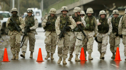 File photo of U.S. soldiers by Oleg Popov/Reuters