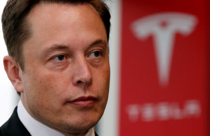 Tesla Motors Inc Chief Executive Elon Musk pauses during a news conference in Tokyo September 8, 2014. Photo by Toru Hanai/Reuters
