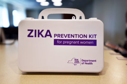 In a report released Tuesday, the CDC found that 14 percent -- 1 in 7 -- of babies exposed to Zika during pregnancy experienced a health problem possibly caused by the virus, whether it be a birth defect or a more subtle developmental problem. Photo by Kevin P. Coughlin/Office of the Governor/via REUTERS