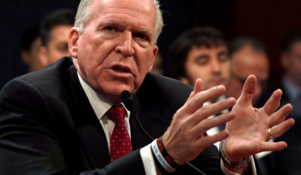 Former CIA director John Brennan has been an outspoken critic of President Donald Trump. Photo by Kevin Lamarque/Reuters