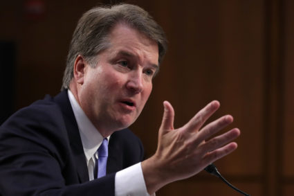 Supreme Court nominee Judge Brett Kavanaugh testifies before the Senate Judiciary Committee on the third day of his Supreme Court confirmation hearing on Capitol Hill in Washington, D.C. Photo by Chip Somodevilla/Getty Images