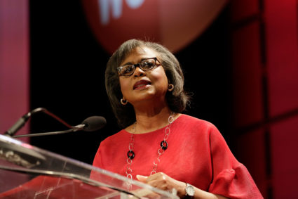 AUSTIN, TX - NOVEMBER 02: Anita Hill speaks at the Texas Conference For Women 2017 at Austin Convention Center on November 2, 2017 in Austin, Texas. (Photo by Marla Aufmuth/Getty Images for Texas Conference for Women)