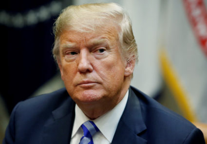 President Donald Trump holds a meeting in September with Republican House and Senate leadership in the Roosevelt Room at the White House in Washington, D.C. Photo by Leah Millis/Reuters