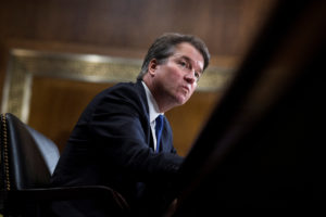 Judge Brett Kavanaugh testifies during the Senate Judiciary Committee hearing on his nomination be an associate justice of the Supreme Court of the United States in Washington, D.C. Photo by Tom Williams