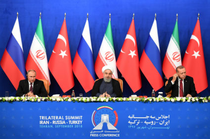 With millions of lives in the balance, Iran, Russia and Turkey discuss Syria&rsquo;s fate