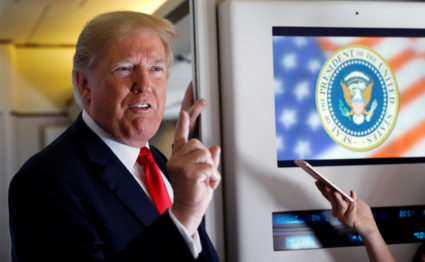 Trump claims he fell asleep watching Obama speech