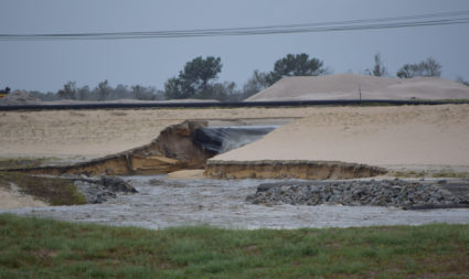 Cape Fear River near the L.V. Sutton Power Station outside Wilmington, N.C. on Sept. 16, 2018. Photo by Waterkeeper Alliance