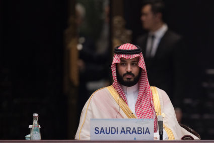 President Donald Trump on Thursday disputed U.S. intelligence officials' finding that the Saudi crown prince Mohammed bin Salman was responsible for the killing of journalist Jamal Khashoggi. Photo by Nicholas Asfouri/Getty Images