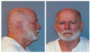 Former mob boss and fugitive James "Whitey" Bulger is seen in a combination of booking mug photos released to Reuters on August 1, 2011. Photo by U.S. Marshals Service/U.S. Department of Justice via Reuters