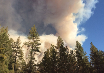 A photo of the "Camp Fire" that forced multiple evacuations Thursday in Northern California. Photo by Cal Fire