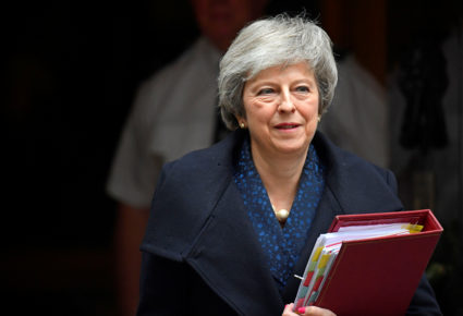 Britain's Prime Minister Theresa May leaves 10 Downing Street, in London, Britain, December 12, 2018. Photo by Toby Melville/Reuters
