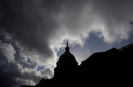 Clouds pass over the U.S. Capitol as budget legislation deadlines loom for a potential federal government shutdown in Washington, D.C. Photo by Joshua Roberts/Reuters